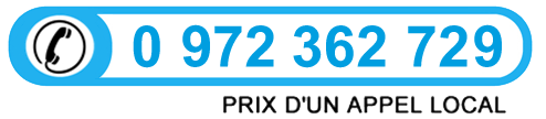 Téléphone : 0 972 362 729 (prix d’un appel local)